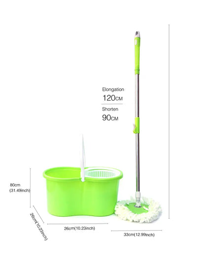 Spin Mop- 360° Rotating Head Mop With Bucket