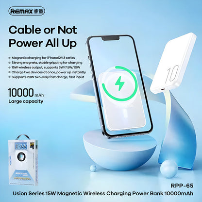 10000mAh PD 20W Magnetic Wireless Fast Charging Power Bank