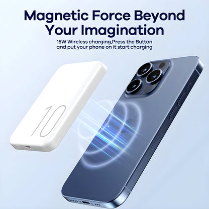 10000mAh PD 20W Magnetic Wireless Fast Charging Power Bank