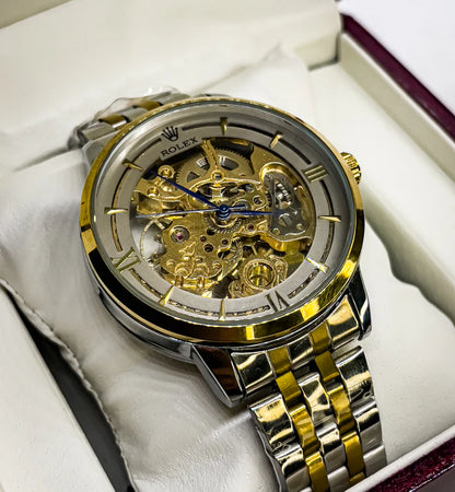 Rolex Mechanical Watch for Men | Gold And Silver