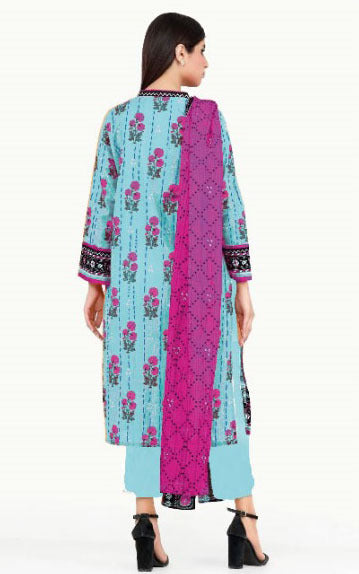 Edenrobe Lawn Lawn | Unstitched Collection 3 Pieces Casual Wear