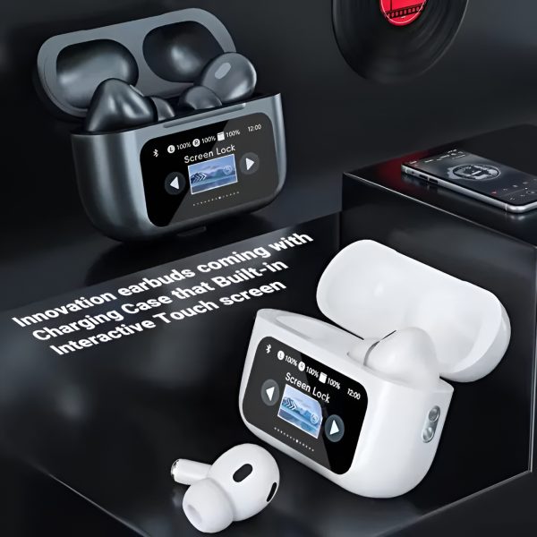 A9 Pro Airpods Pro |Touch Screen ANCWireless Headset TWSNoise Cancelling Earbuds