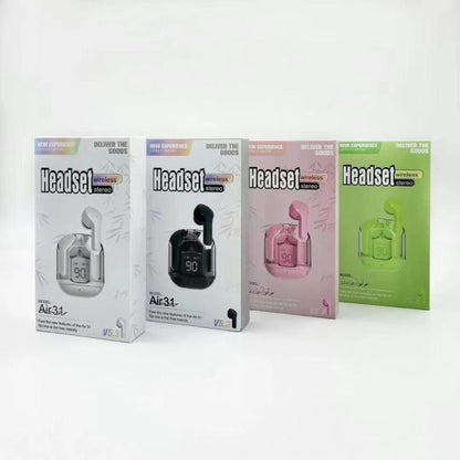 Wireless Crystal Transparent Body Air 31 Ear Buds