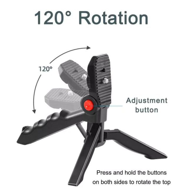 Ay-49 Video Making Kit, Vlogging Tripod Triple Band Light