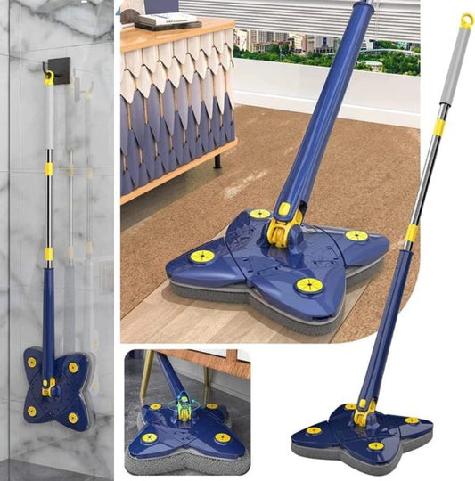 Cleaning Mop 360° Rotatable Adjustable Corner Mop Self Squeezing Wringing Mop Multifunctional Rotating Mop For Floor Wall Window