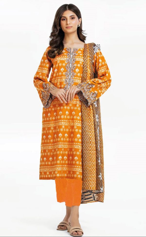 Edenrobe Lawn Lawn | Unstitched Collection 3 Pieces Casual Wear