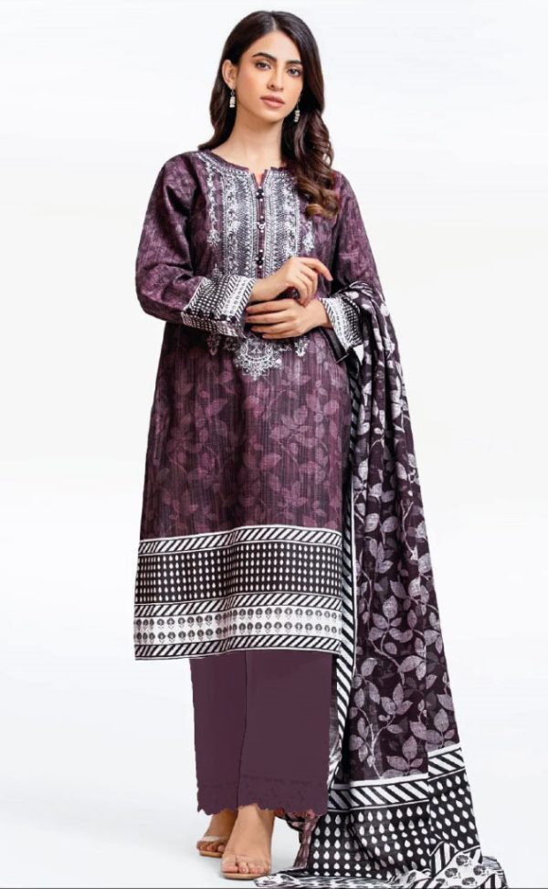 Edenrobe Lawn Lawn | Unstitched Collection 3 Pieces Casual Wear