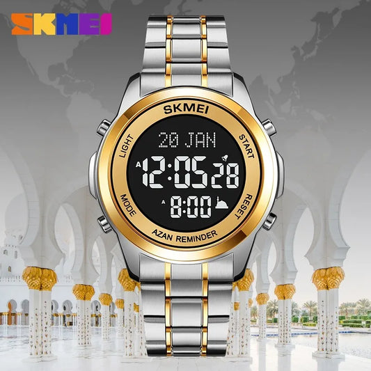 SKMEI Men Electronic Watch Multifunctional Worship Watch Waterproof Watch Fashion Business Style For Men 2097