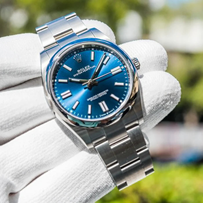 Rolex 2022 Oyster Perpetual 41mm Blue 124300