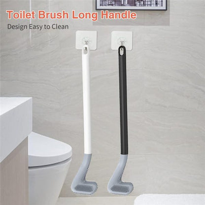 Long Handle Silicone Toilet Brush