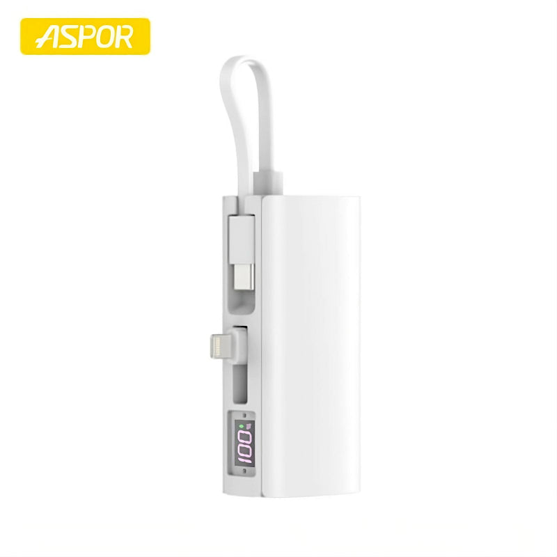 Aspor A351/A352 5000mAh Mini Pocket Power Bank