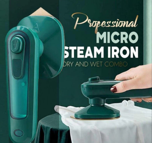 Professional Micro Steam Iron Handheld Household Portable Ironing Machine- Garment Steamer