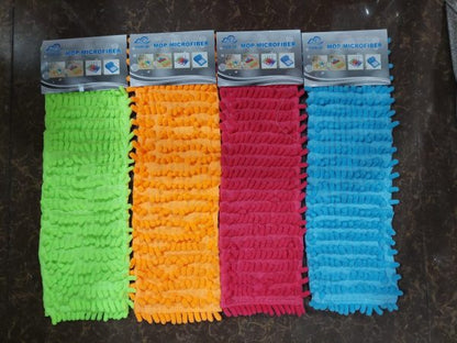 Universal Microfiber Mop Duster Pads Head | Refill Replacement Micro Fiber Cloth (Random Color)